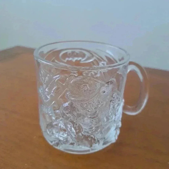 CUP  MUG  GLASS BATMAN FOREVER 1995 MCDONALD'S THE RIDDLER VINTAGE - Picture 3 of 7